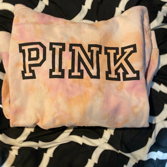 Pink tie dye hoodie - Picture 1 of 2